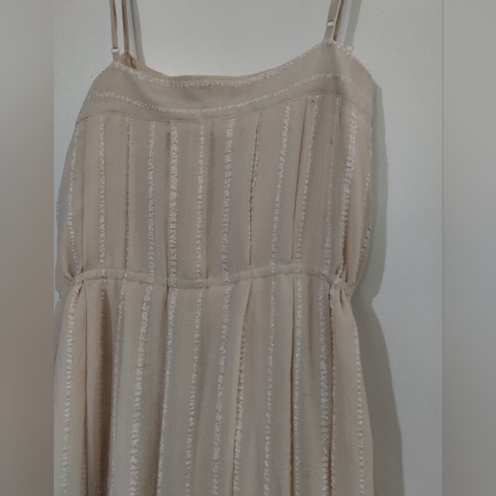 Forever 21 Cream Textured Dress